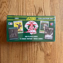1991 Score Baseball Complete Collector Set Box - FACTORY SEALED Unopened 900 Cards