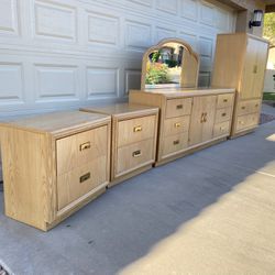 (Delivery Available) Stanley Bedroom Set….Dressers, Nightstands and Mirror