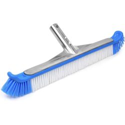 brand newGreenco Pool Brush Head Heavy Duty Aluminum Extra Wide 20" Pool Floor & Wall Cleaning Brush