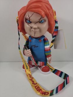 CHUCKY UNIVERSAL HALLOWEEN HORROR NIGHTS CHUCKY POPCORN BUCKET DOLL Not Working