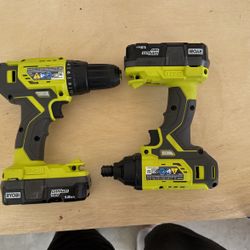Ryobi Drill And Impact Combo 