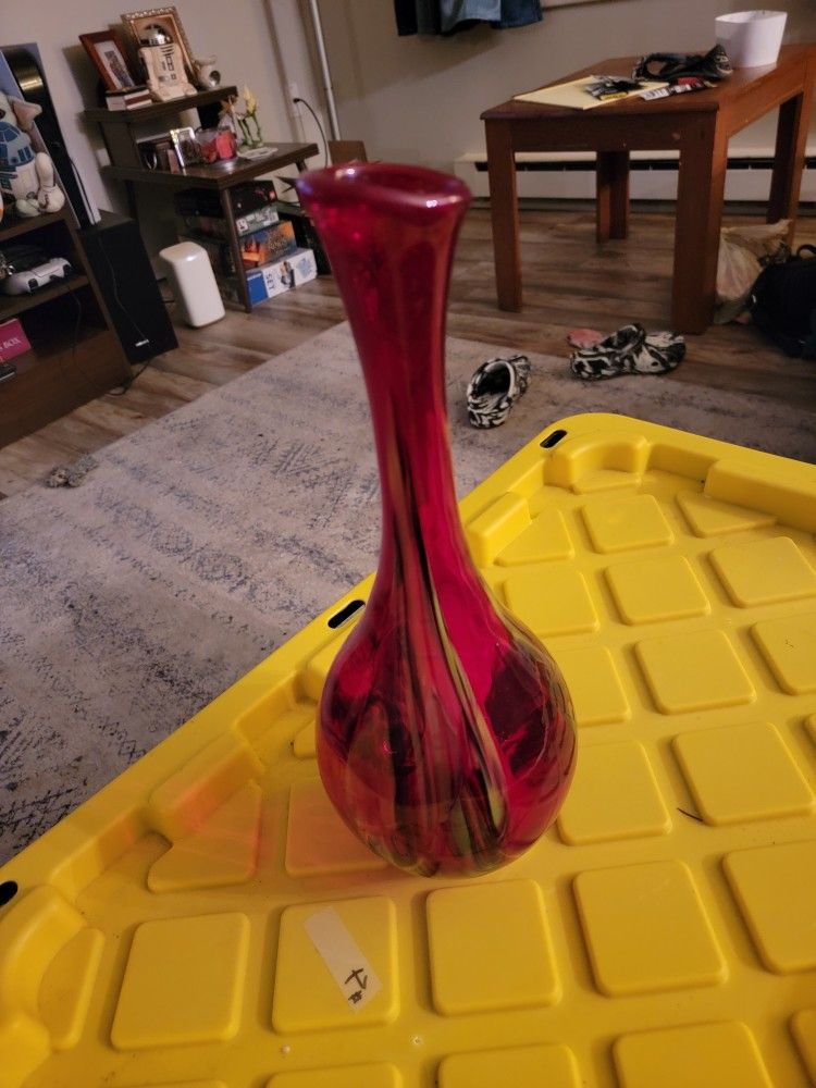 Murano Handblown Glass Vase