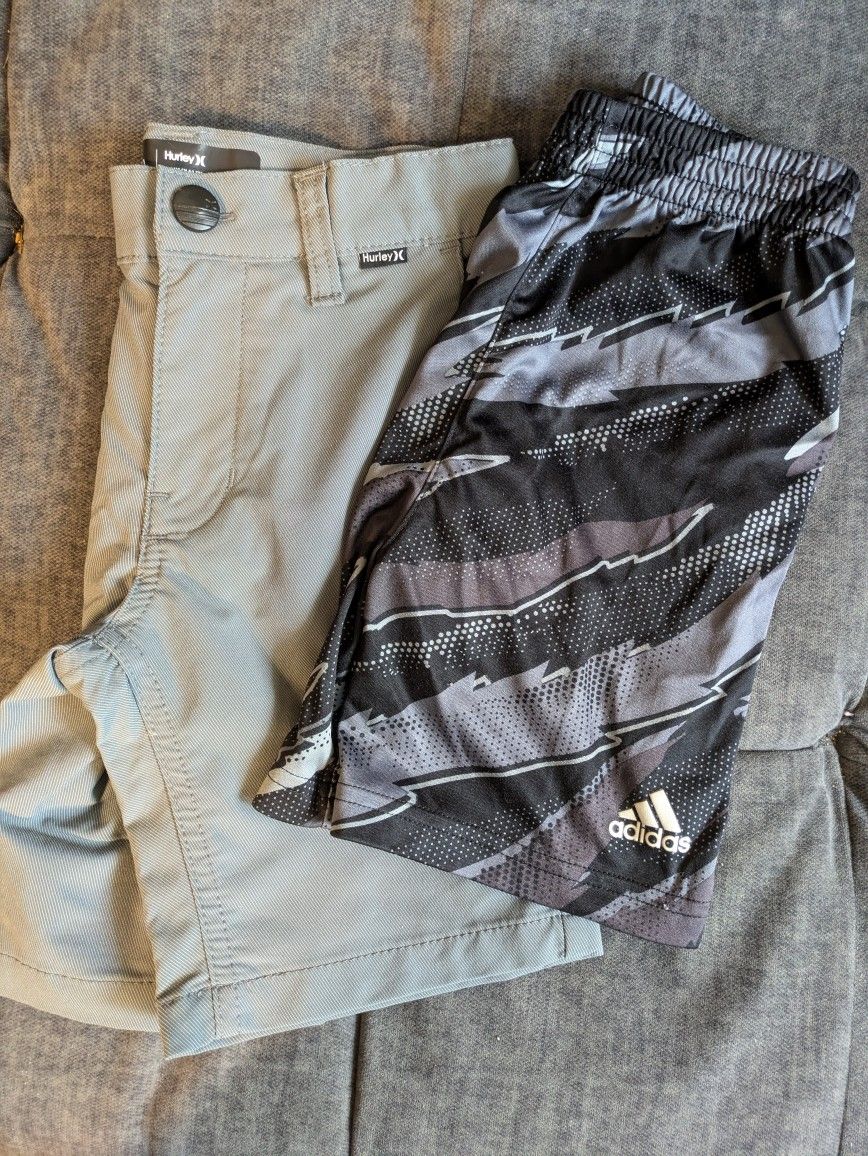 5T Hurley/Adidas Shorts (2 pairs)