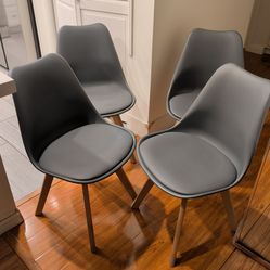 Grey Dining Chair Set