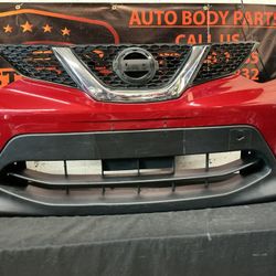 NISSAN ROGUE SPORT 2017-2019 FRONT BUMPER with GRILLE OEM