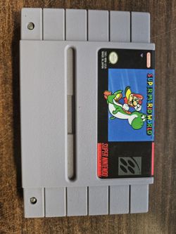 Super Nintendo Super MarioWorld Game
