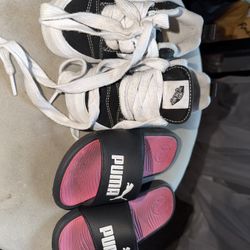Vans Shoes/ Puma Slides