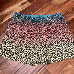 Men’s cheetah print no boundaries swim trunks. New! Size 2xl
