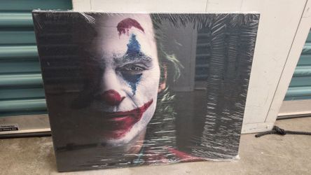 Joker Batman Portrait Canvas Print