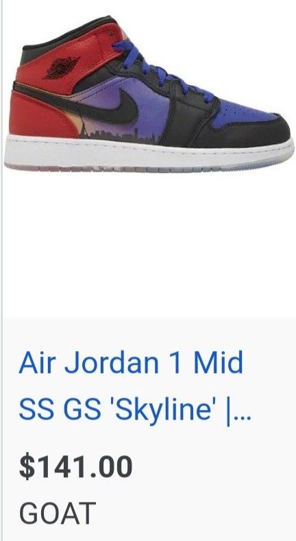 Air Jordan 1 Mid Skylines 