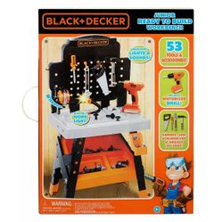 Toy Junior Ready To Build Workbench Black & Decker