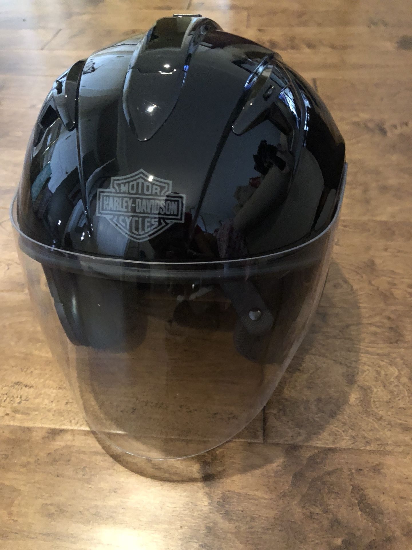 Harley Davidson Black HD-J1V Helmet Men’s Large w Visor