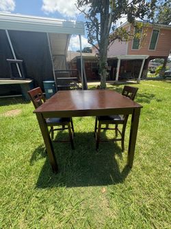 Table and chairs