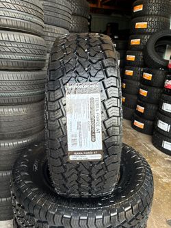 LT285/70R17 Royal Black Terra Force A/T Tires – Set of 4 – Free Install, Mount & Balance