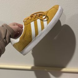 Yellow Adidas Gazelle 