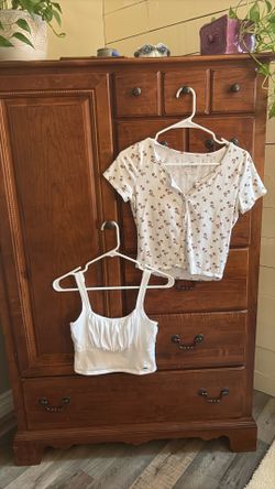 2 Hollister Tops (size medium)