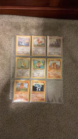 Vintage Pokémon base set