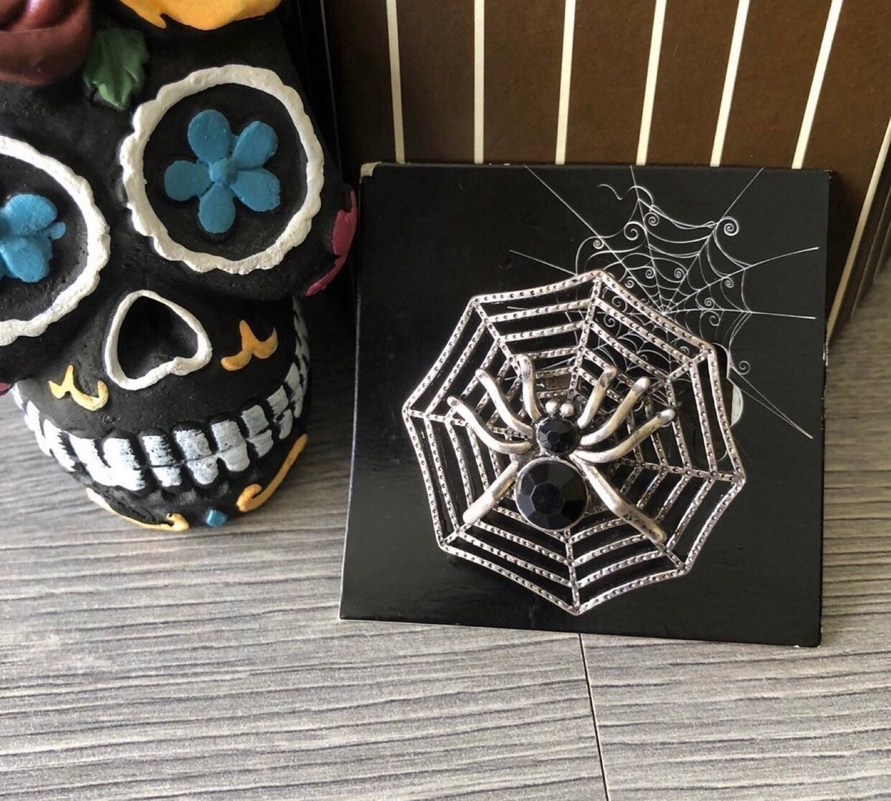 Halloween Spiderweb Ring
