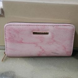 Rampage Long Wallet / Clutch - Pink Marble
