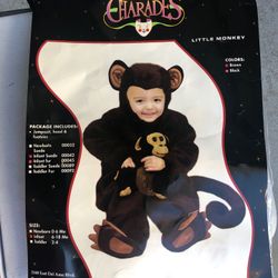 Monkey costume for infant ages 6-18 months