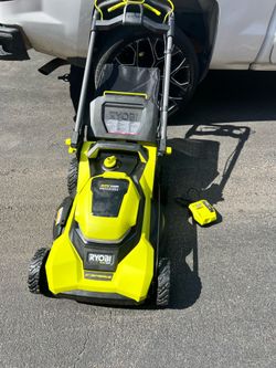 40V HP Brushless 21 in.Cordless Walk Behind Multi-Blade Self-Propelled Lawn Mower w/ (2) 6.0Ah Batteries and Charger