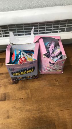 Pokémon And Sanrio Figure Erasers