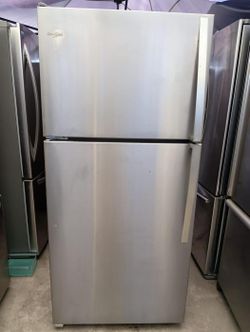 Whirlpool Top Mount Stainless Fridge
