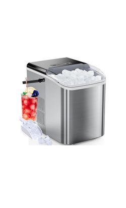 Portable/countertop Ice Maker With Handle, Scoop And Basket - New In Box 