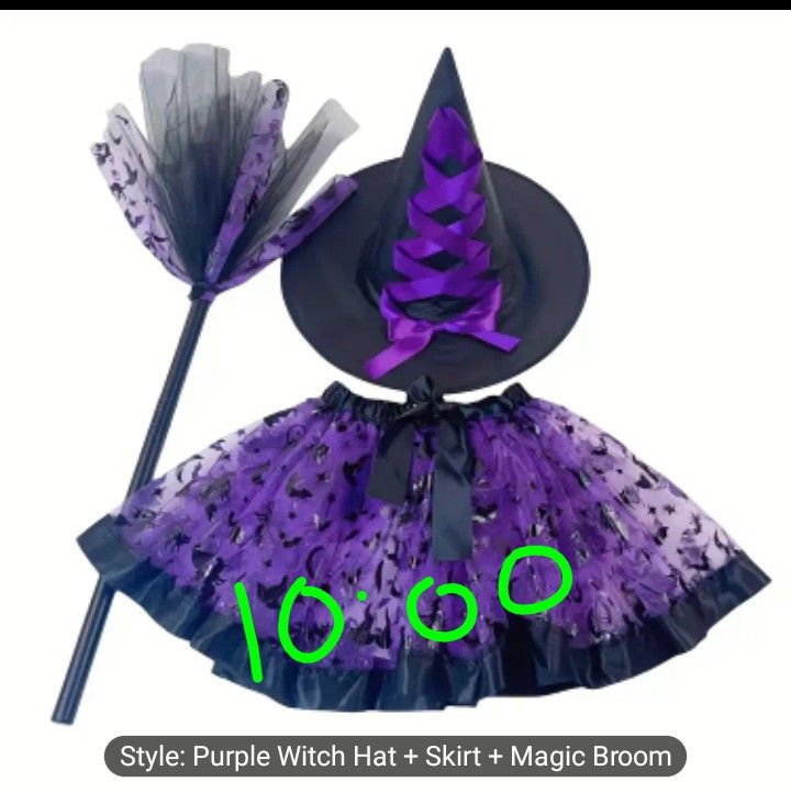 Witch Costume /Disfraz De Bruja