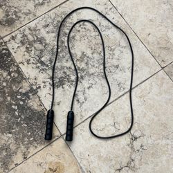 126” Black Athletic Jump Rope New Never Used