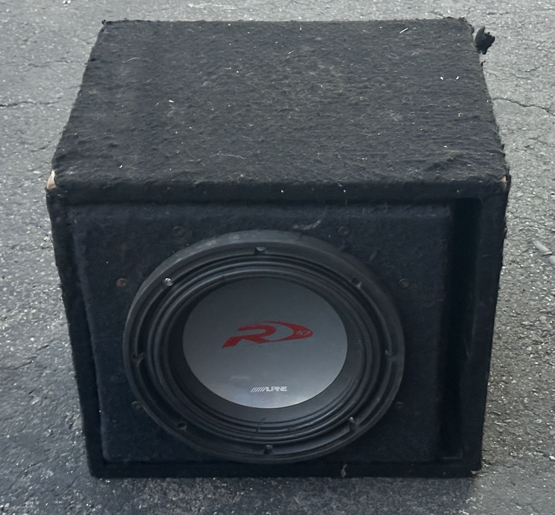 Alpine R2-W10D2 10" Subwoofer In Box
