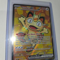 Pokemon TCG Meowth ex Full Illustration 107/88