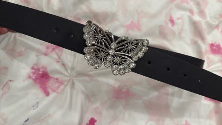 H&M SILVER BUTTERFLY BELT