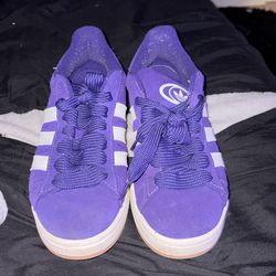 Adidas Campus 00s in purple. Size: 8 1/2