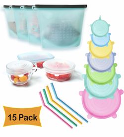 Silicone Covers for Bowl, Silicone Stretch Lids Cover – Reusable Lids for Bowls Microwavable, Silicone Food Covers Stretchable for Bowls, Cups, Cans