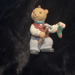 NWOT Hallmark Bear Hanging Stocking