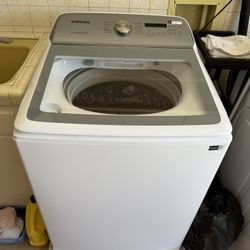 Samsung 5.0 cu. ft. Top Load Washer with Active WaterJet (Model #WA50R5200AW