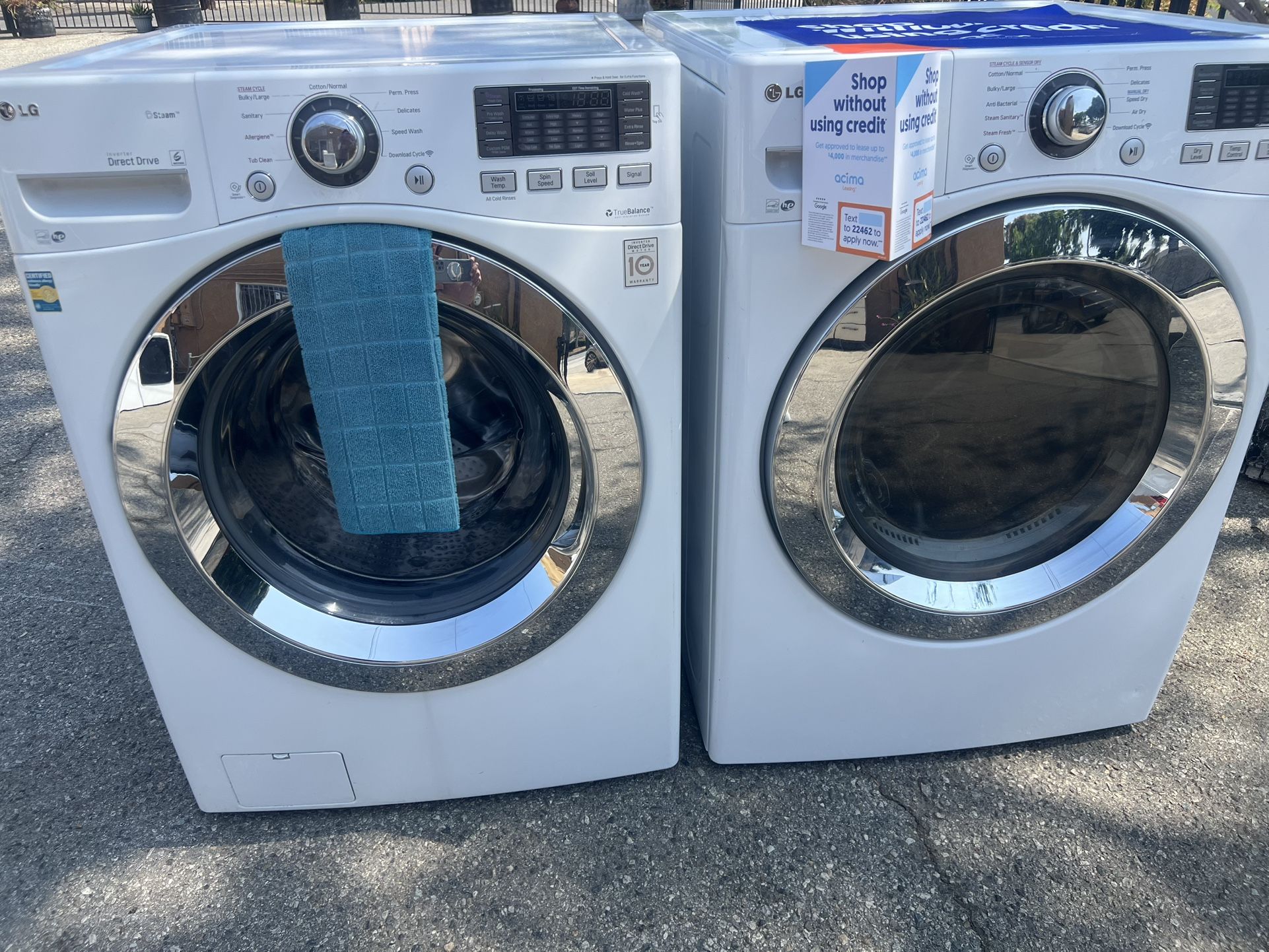 LG WASHER AND DRYER