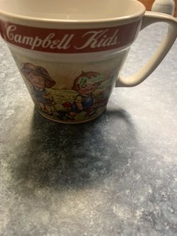 Campbell Soup Mug by West Wood 3 3/4” High