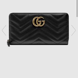 Gucci Marmont Zip Around Wallet