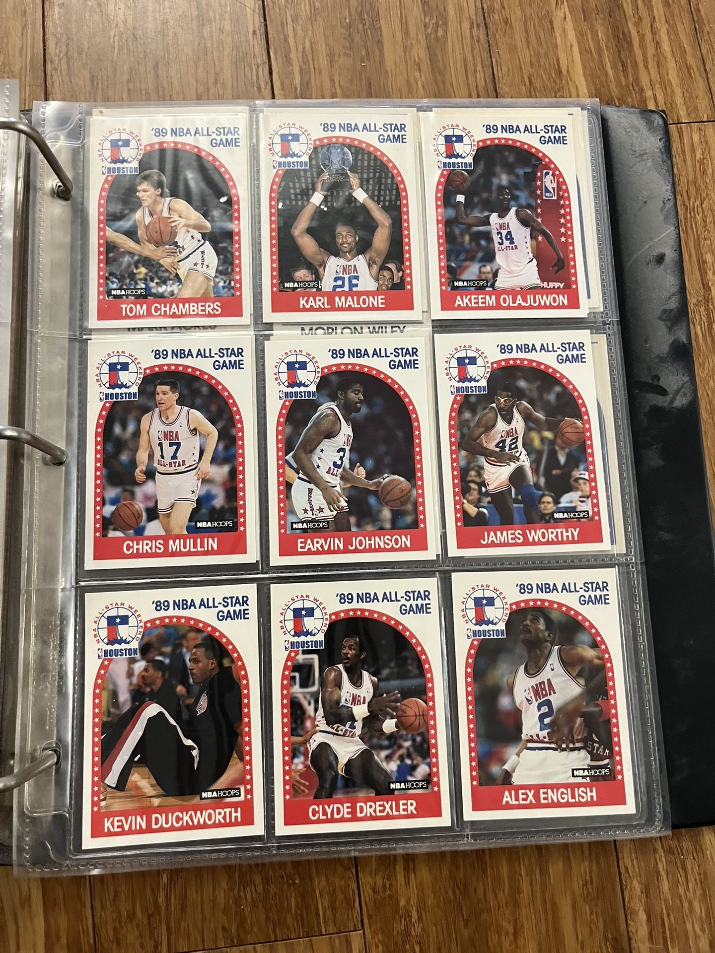 Binder 89-90 Hopps Basketball- Jordan’s , Larry Bird