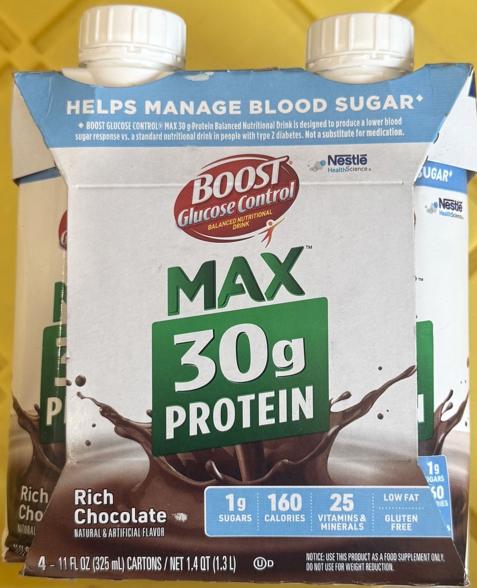 Boost Chocolate Protein Shake $9/4