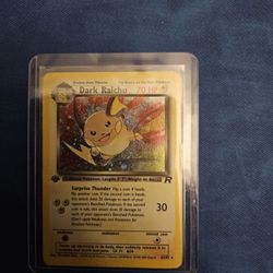 1st Edition Dark Raichu Holo 