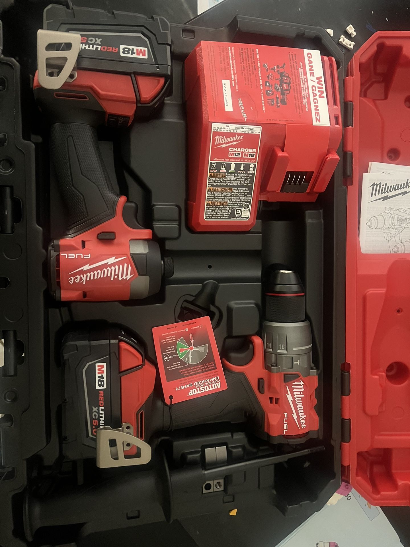 Milwaukee Fuel Drill Set Brand New