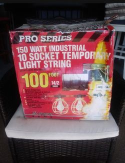 Industrial 10 Socket String Light