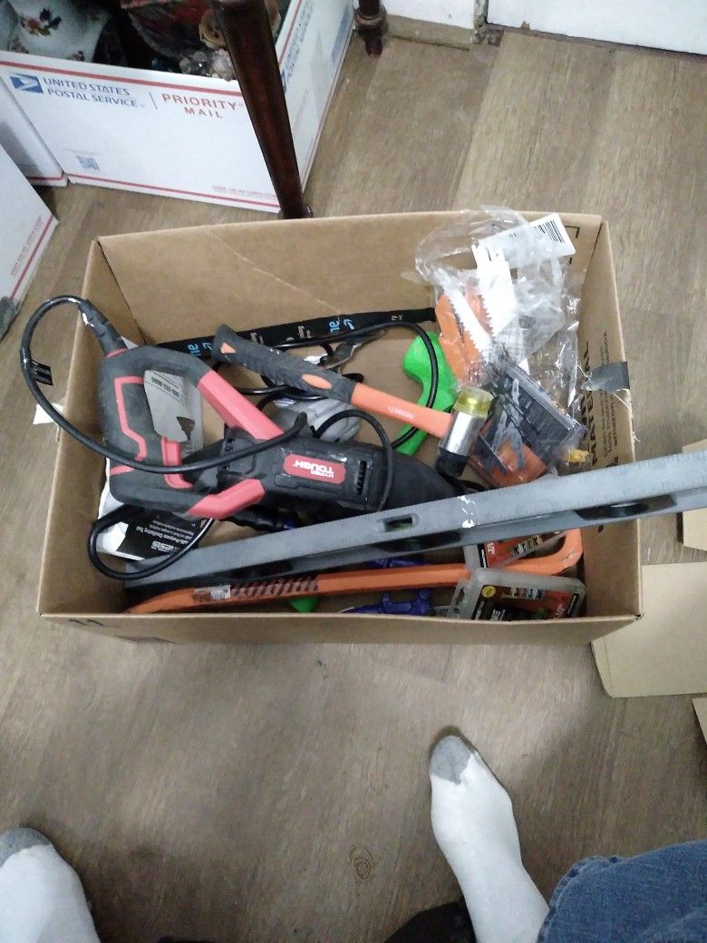 Garage Sale Box Of Power Tools Etc. #3