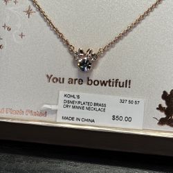 Disney Mini Mouse Necklace 