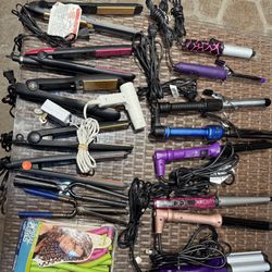 Straightening Irons & Curling Irons For Sale (17 Pieces)