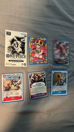 One piece card game 4th anniversary and 2026 welcome pack lot