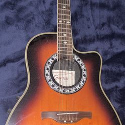 Crafter Acoustic-Electric Cutaway Guitar – READ DESCRIPTION